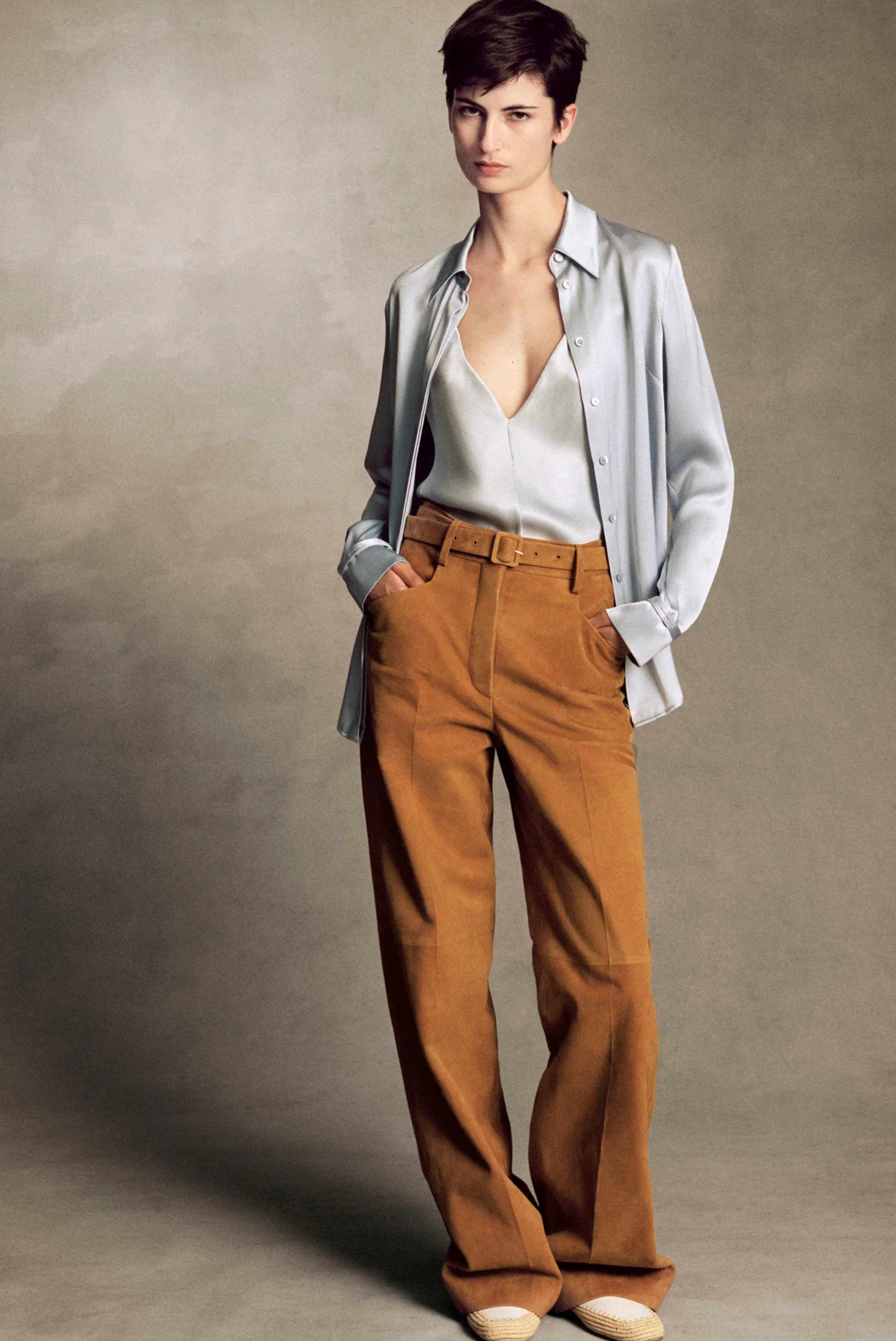 Gabriela Hearst Cruz Shirt Light Blue 