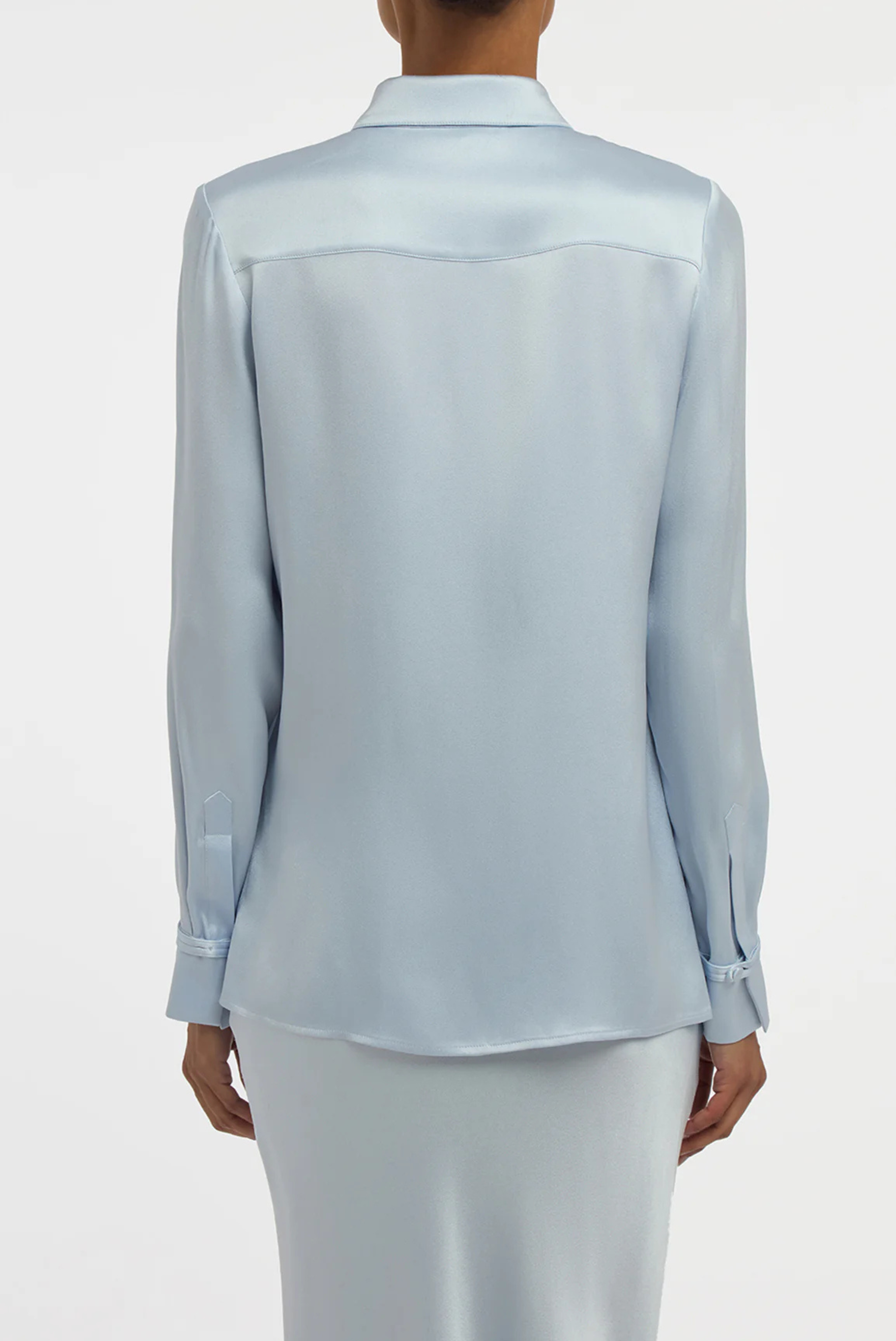 Gabriela Hearst Cruz Shirt Light Blue 