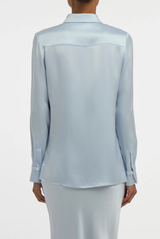 Gabriela Hearst Cruz Shirt Light Blue 