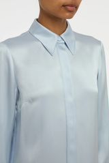 Gabriela Hearst Cruz Shirt Light Blue 