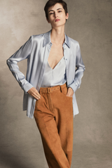 Gabriela Hearst Cruz Shirt Light Blue 
