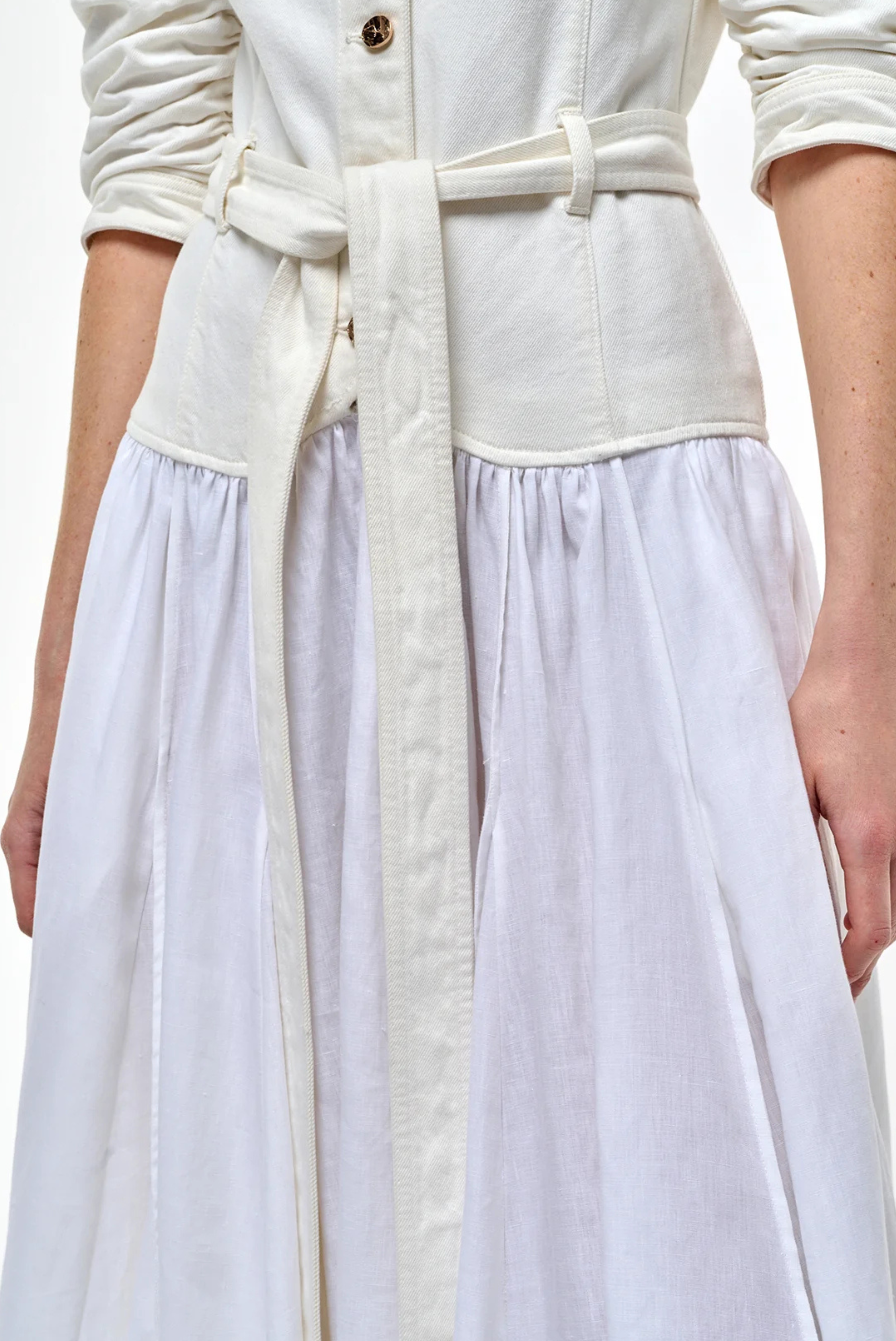 Gabriela Hearst Delyth Dress White 