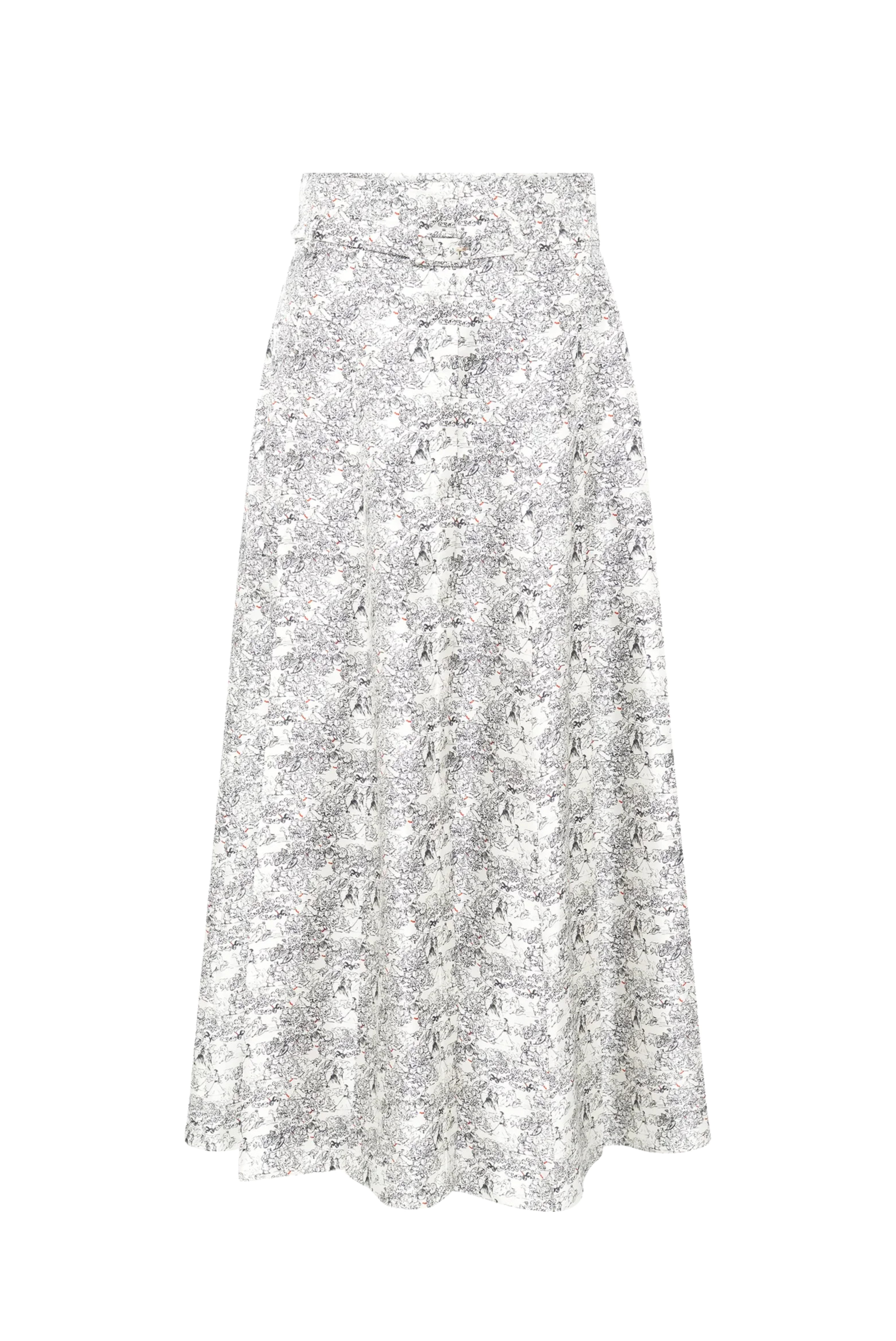 Gabriela Hearst Dugald Skirt in Ivory Multi 