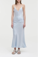 Gabriela Hearst Frei Skirt Light Blue 