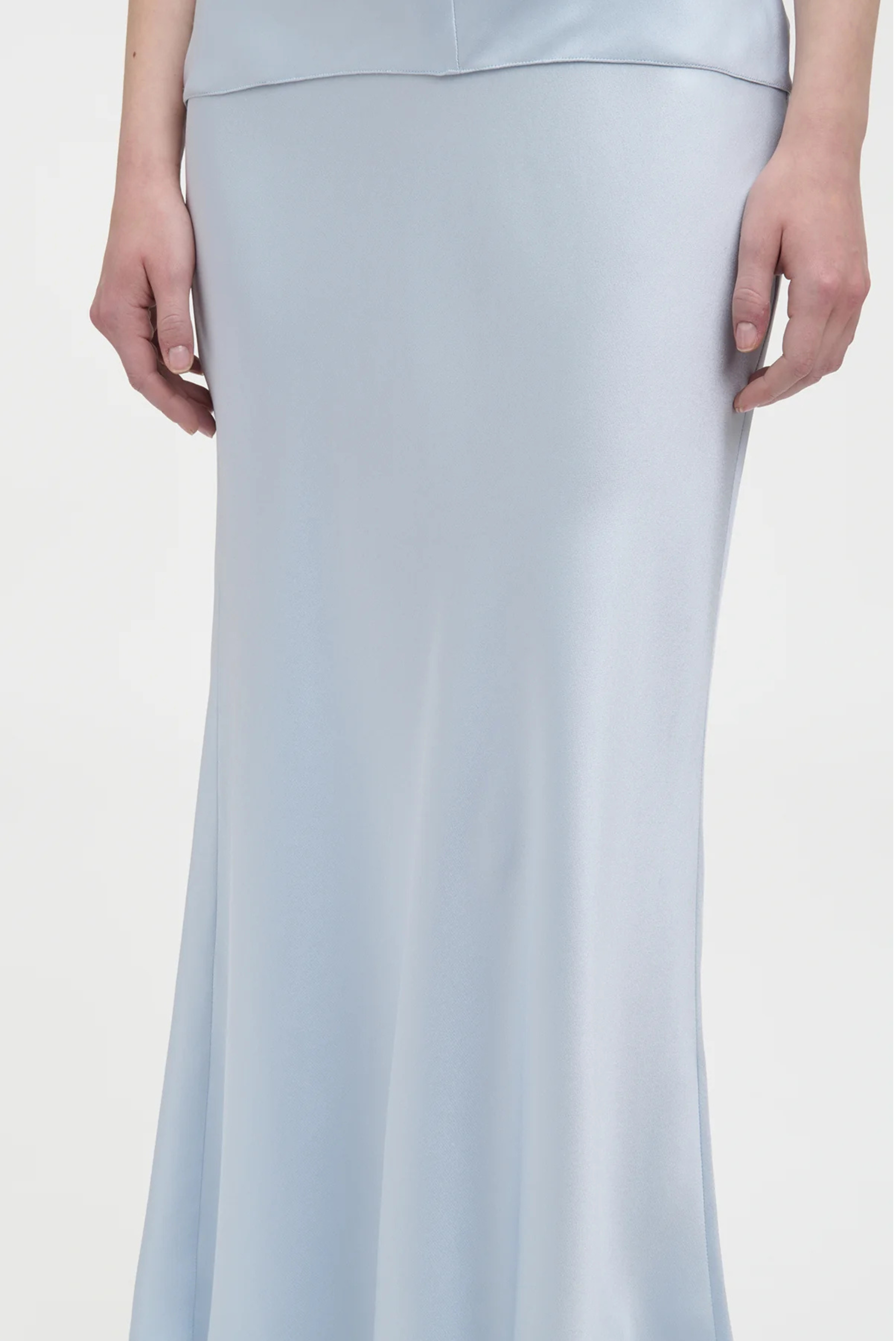 Gabriela Hearst Frei Skirt Light Blue 