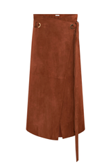 Gabriela Hearst Idalia Skirt Cognac