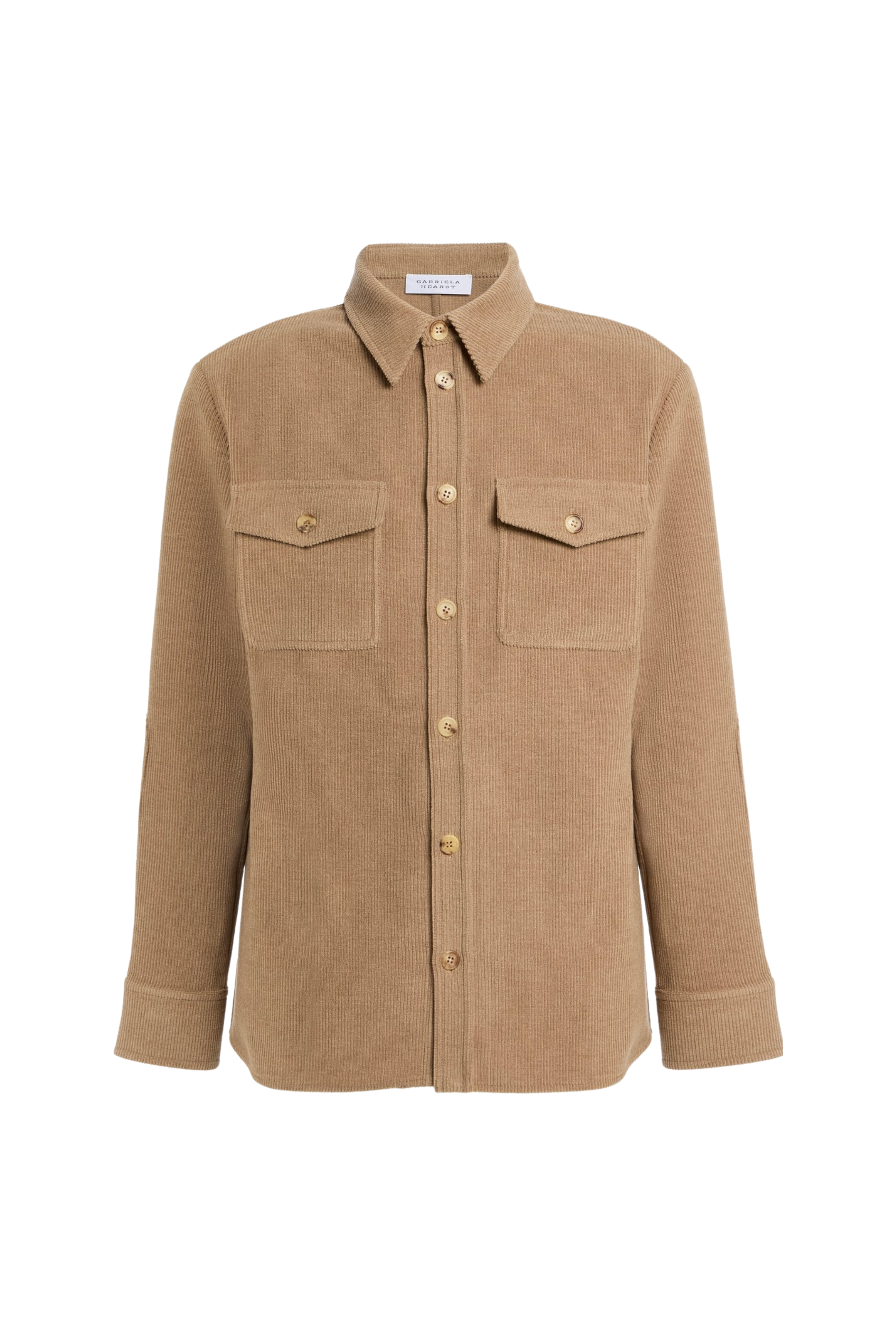 Gabriela Hearst John Austin Shirt Camel