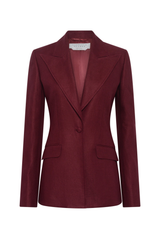 Gabriela Hearst Leiva Blazer Bordeaux