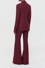 Gabriela Hearst Leiva Blazer Bordeaux