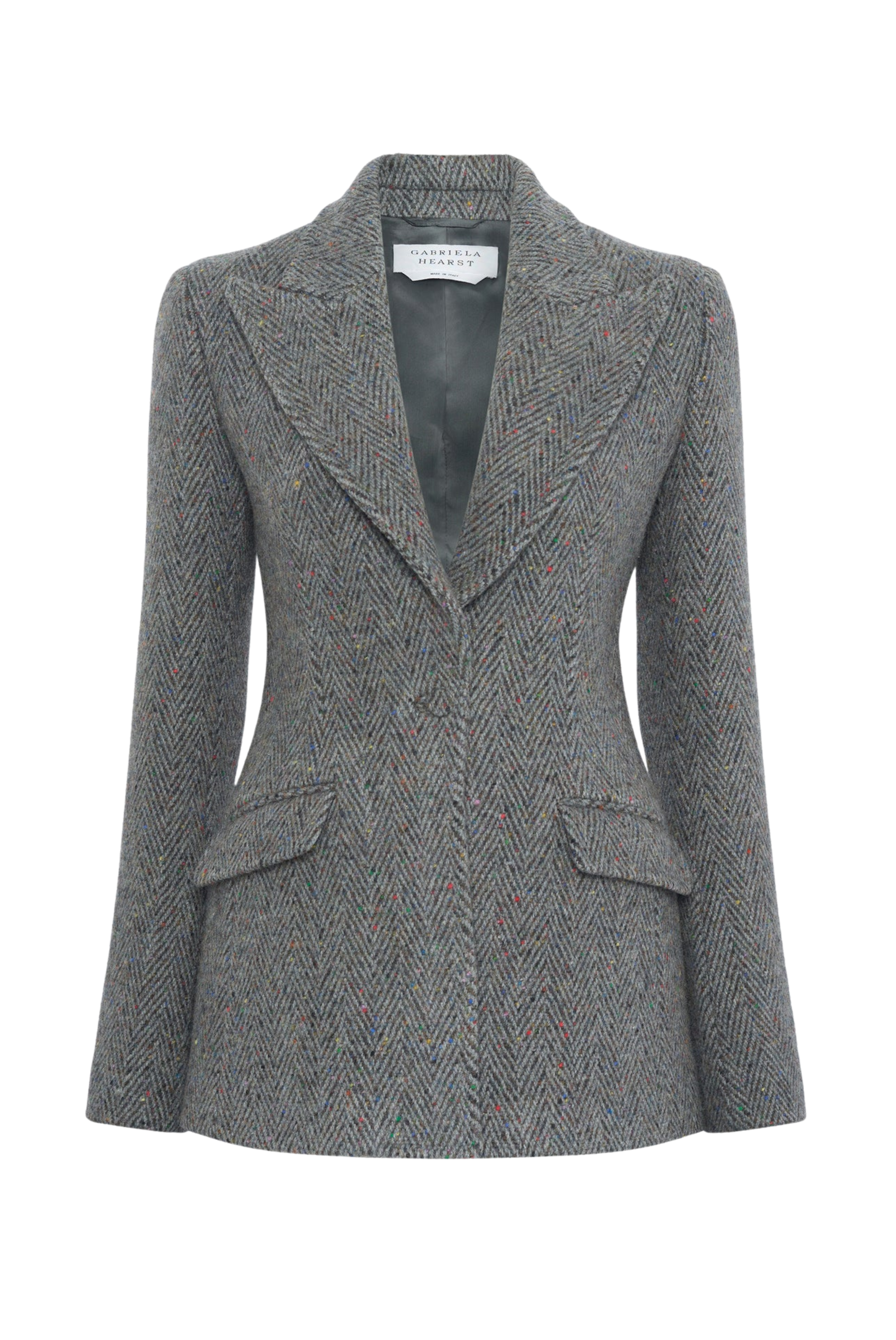 Gabriela Hearst Leiva Blazer Charcoal Multi