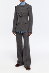 Gabriela Hearst Leiva Blazer Charcoal Multi