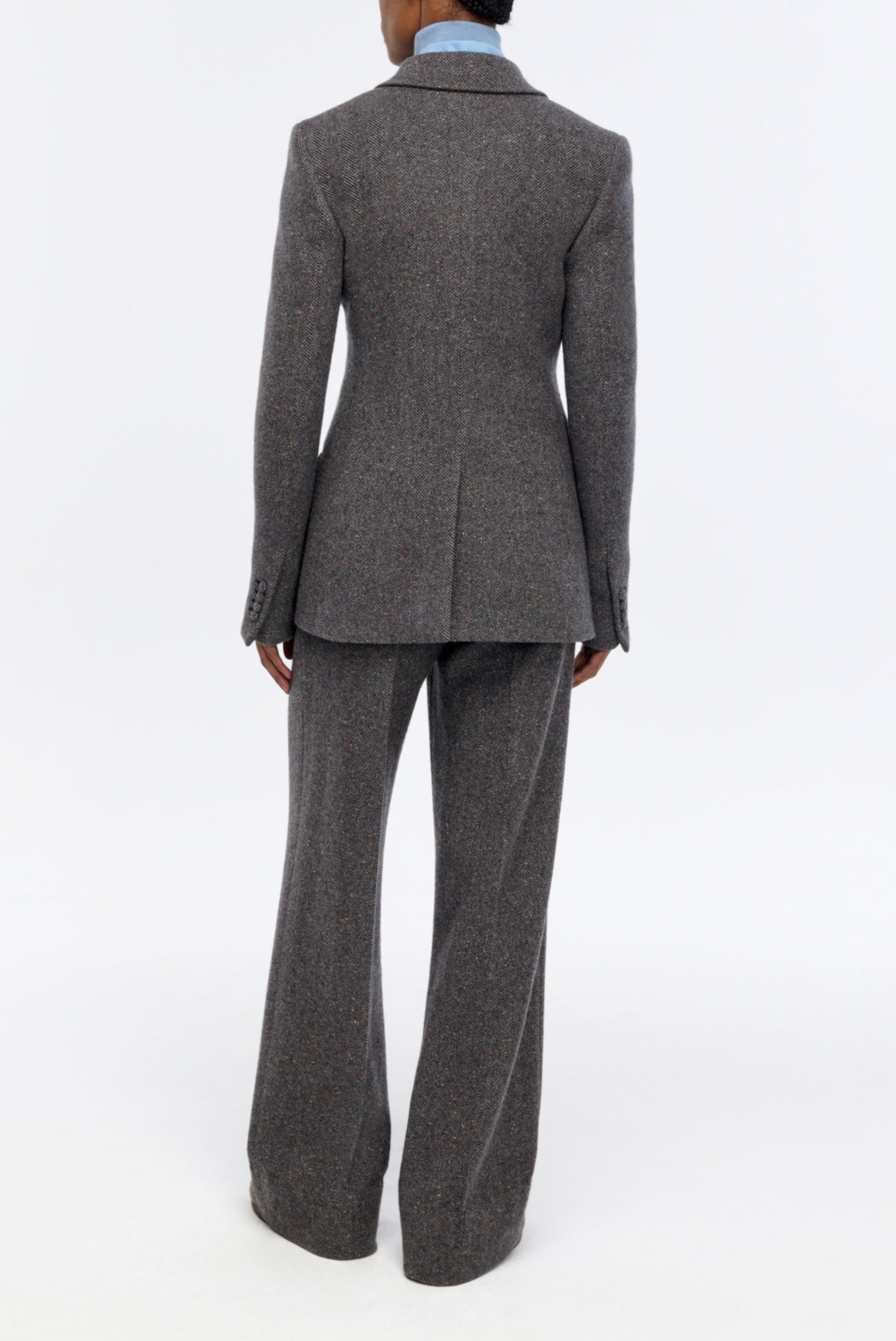 Gabriela Hearst Leiva Blazer Charcoal Multi