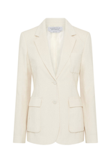 Gabriela Hearst Louisa Blazer Ivory 