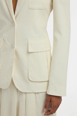 Gabriela Hearst Louisa Blazer Ivory 