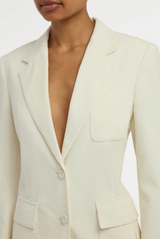 Gabriela Hearst Louisa Blazer Ivory 