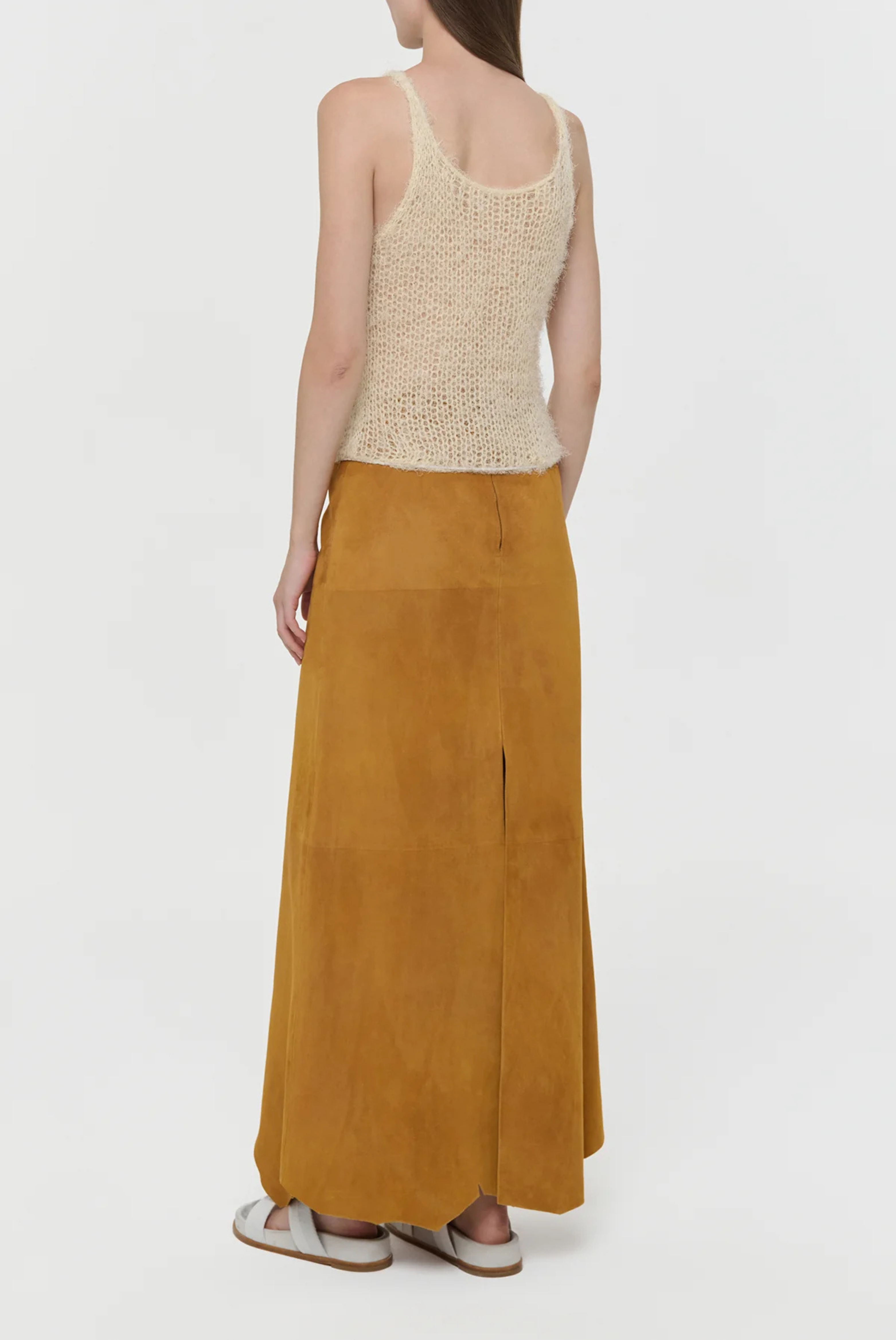 Gabriela Hearst Nur Tank Off White Back