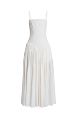 Gabriela Hearst Oriana Dress White 