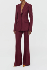 Gabriela Hearst Rhein Pant Bordeaux 