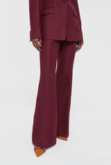Gabriela Hearst Rhein Pant Bordeaux 