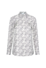 Gabriela Hearst Silk Cruz Shirt Ivory Multi