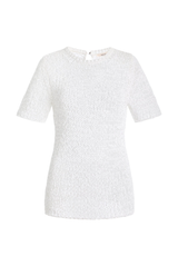 Haikure Abby Knit Top White 