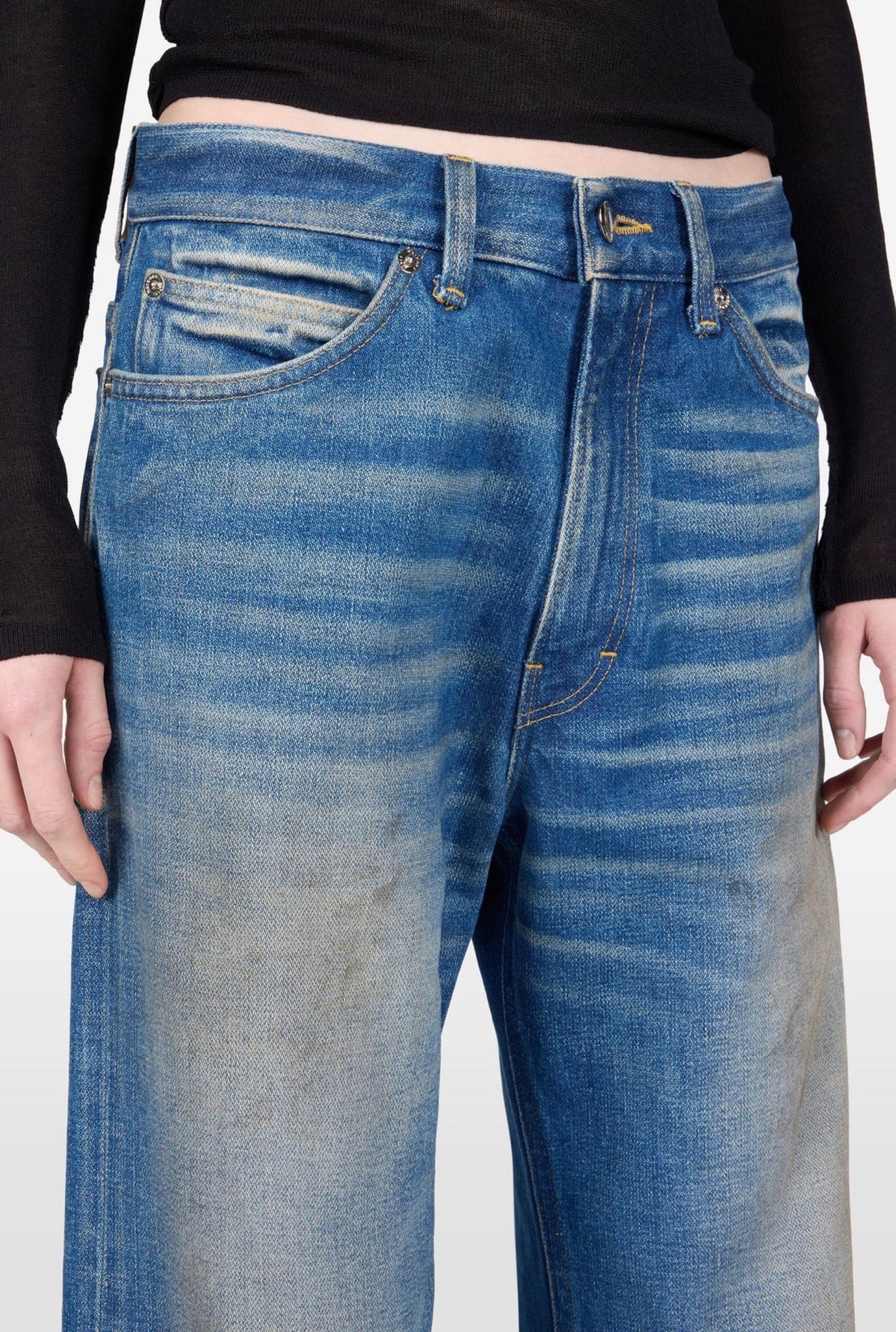 Haikure Clara Flared Jeans Jane Blue
