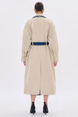 Haikure Double Trench Coat Paired