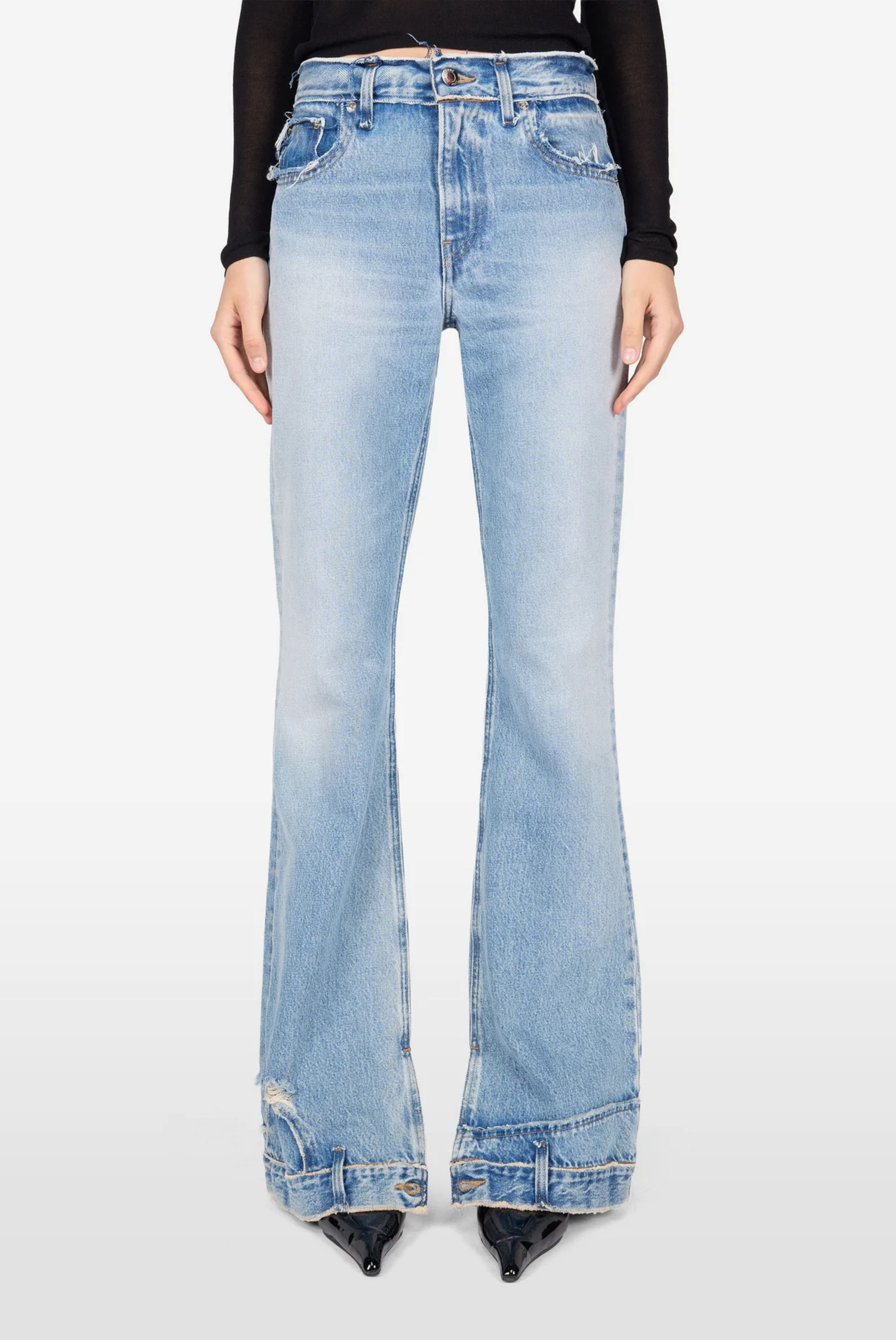 Haikure Flora Cut Jeans Pollock 
