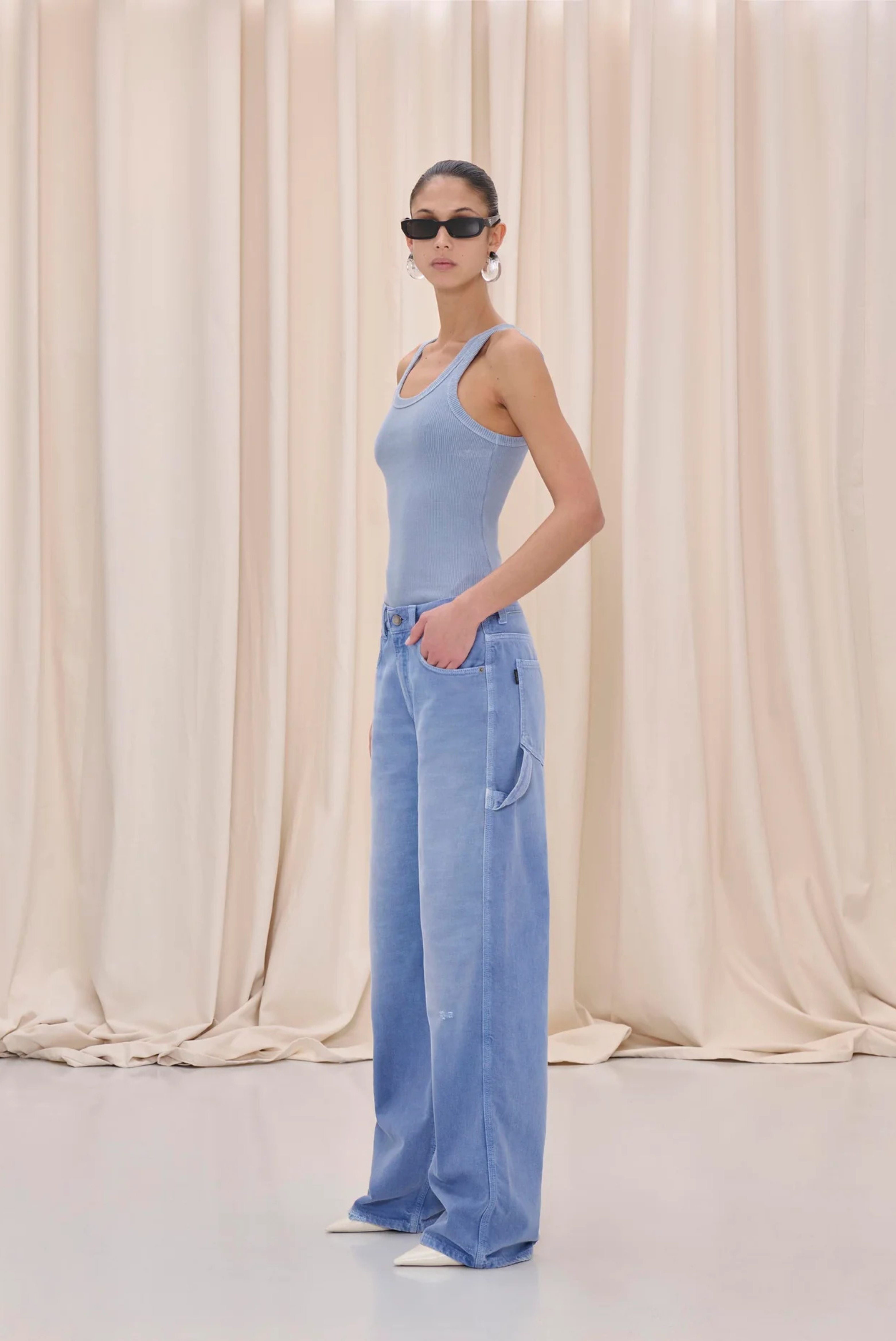 Haikure Gem Top Indigo