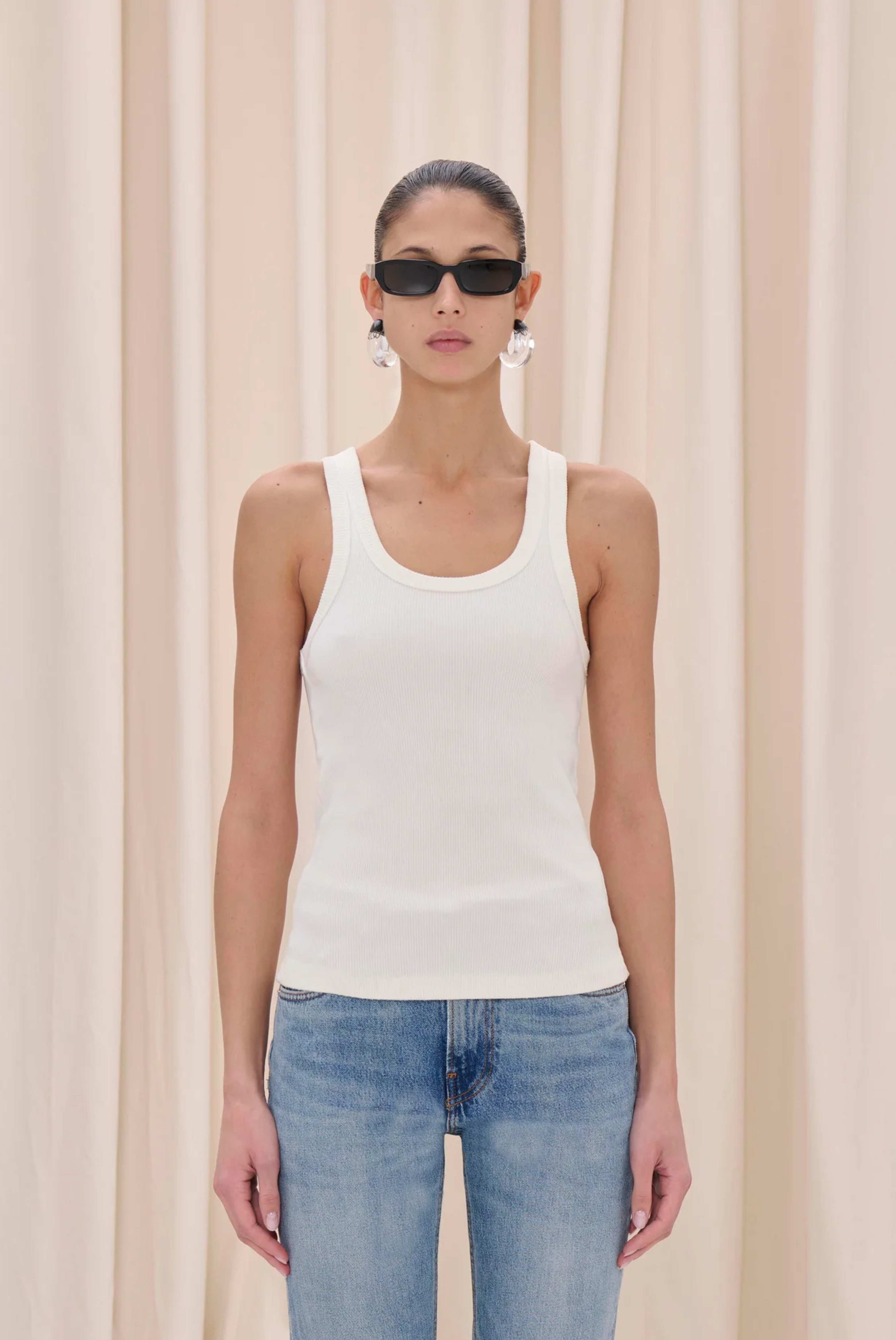 Haikure Gem Top White