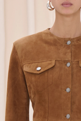 Haikure Temple Suede Jacket