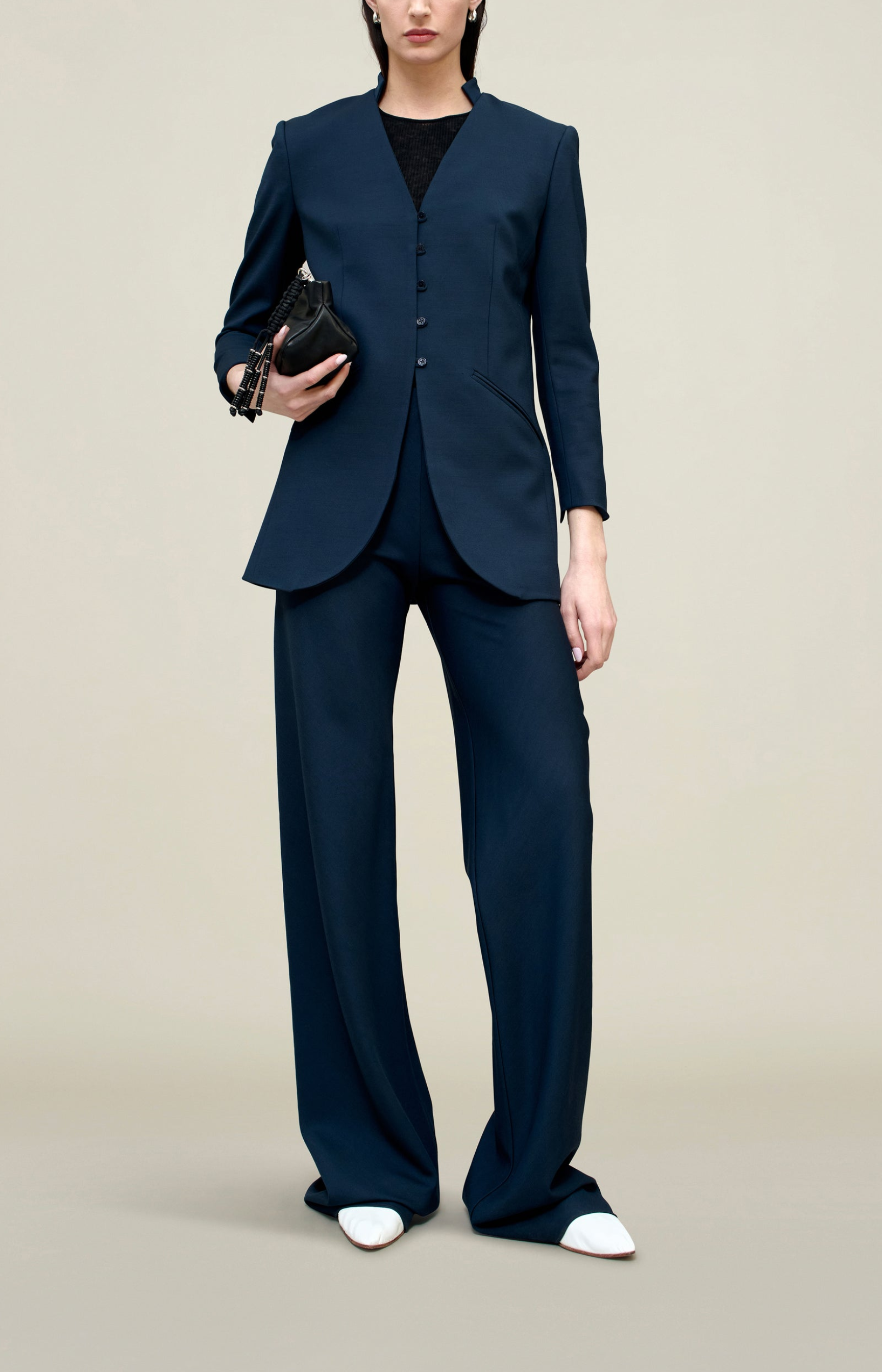 Kallmeyer Adira Bias Pants Navy