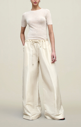 Kallmeyer Wesley Drawstring Pant Ivory
