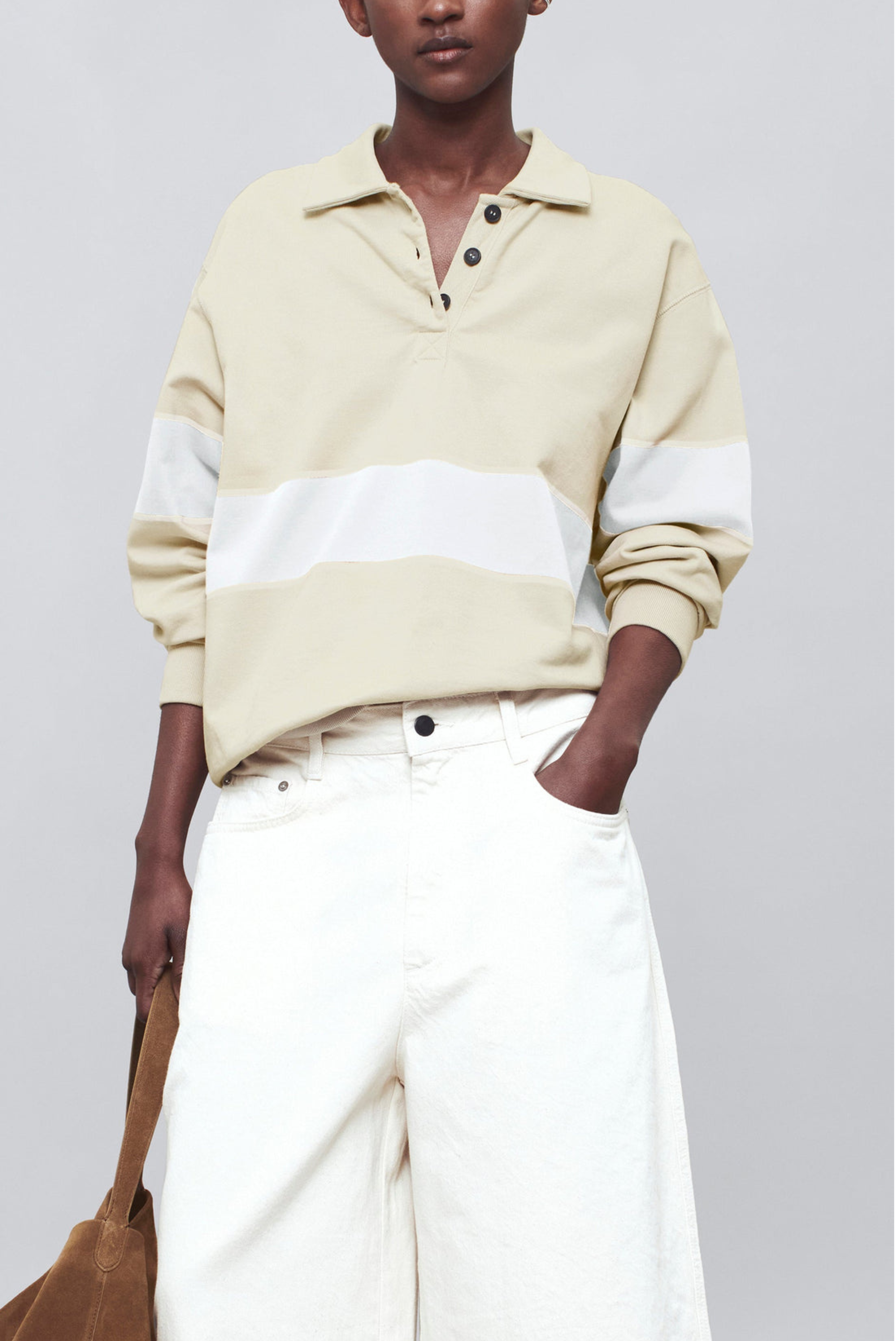 Kallmeyer Blake Rugby Polo Vanilla/ White