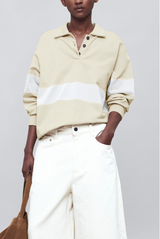 Kallmeyer Blake Rugby Polo Vanilla/ White