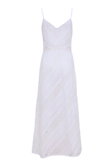 Loretta Caponi Palmira Dress White 