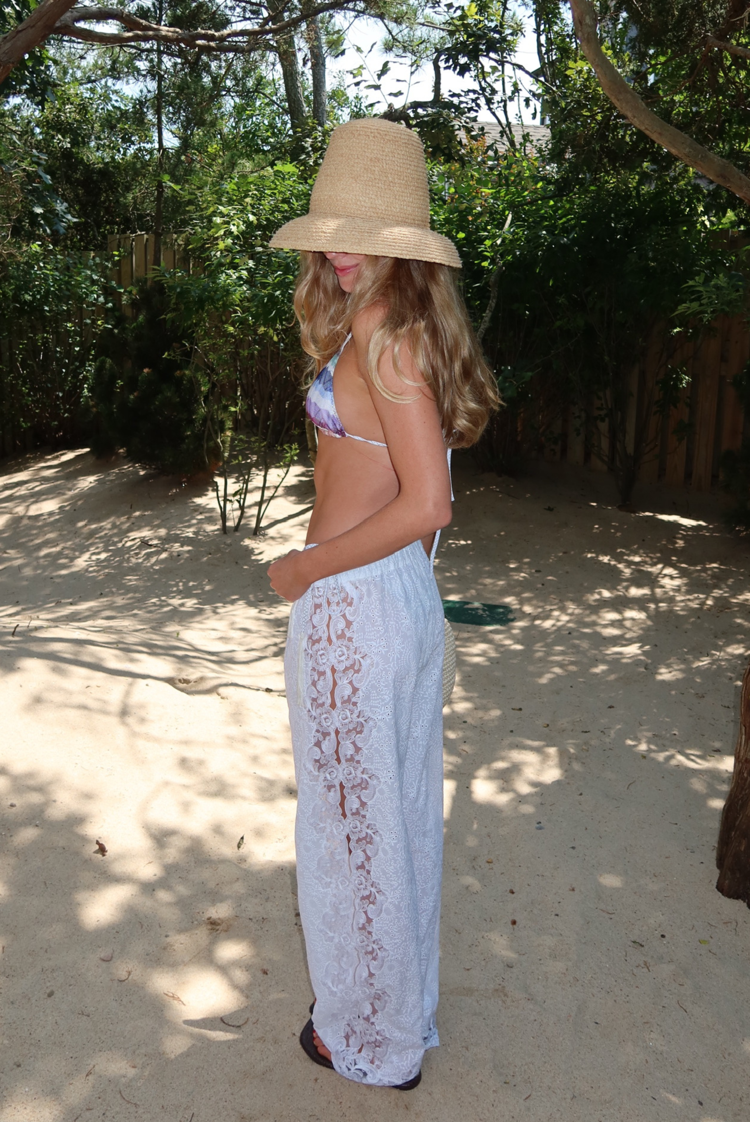 Loretta Caponi Yasmin Trouser White 