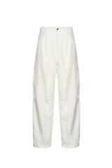 Malo Cargo Pants in Silk Salt 