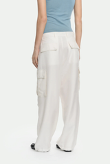 Malo Cargo Pants in Silk Salt 