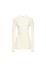 Malo Crew Neck in Luxury Cashmere White