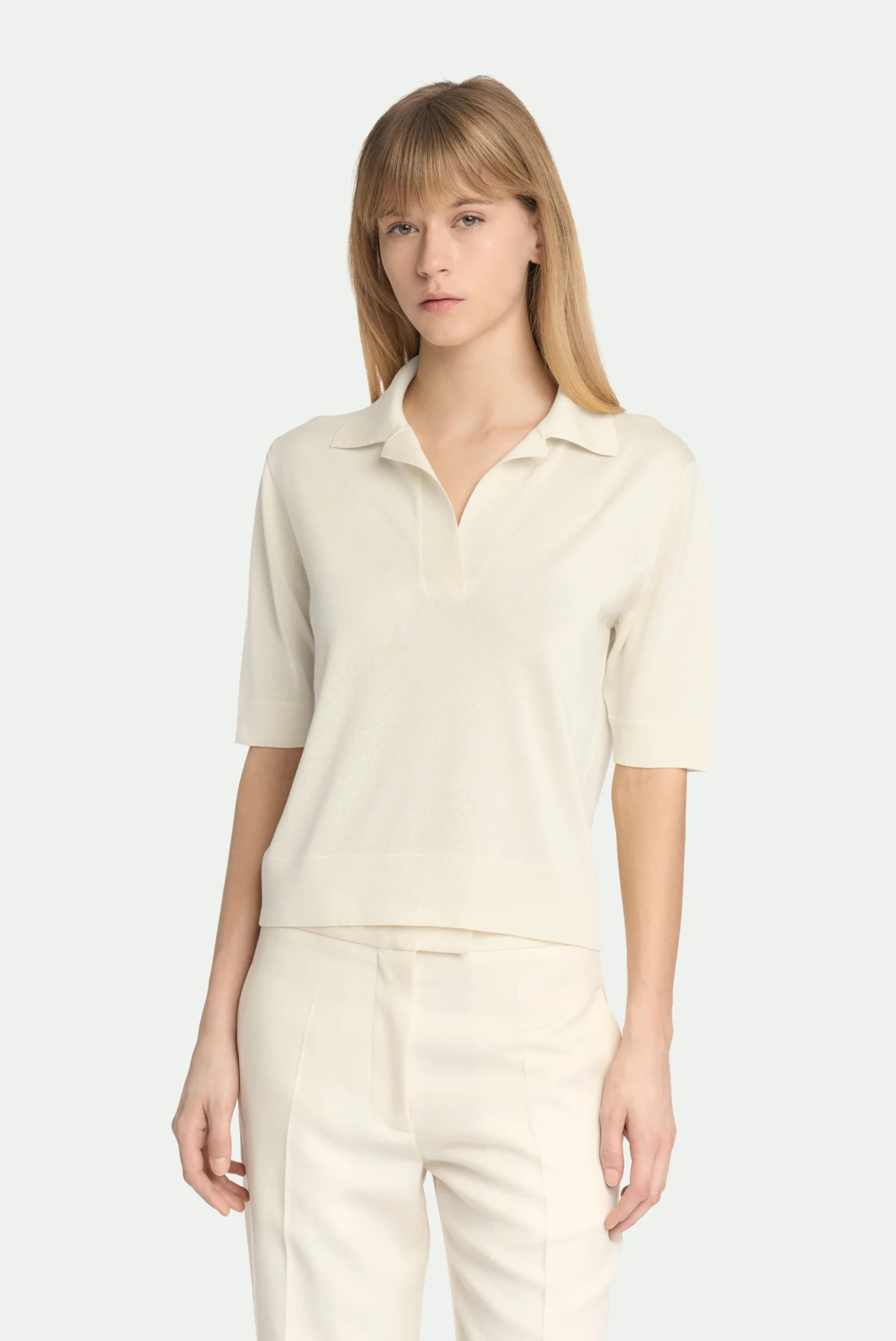 Malo Polo in Cashmere Silk Daisy Yellow