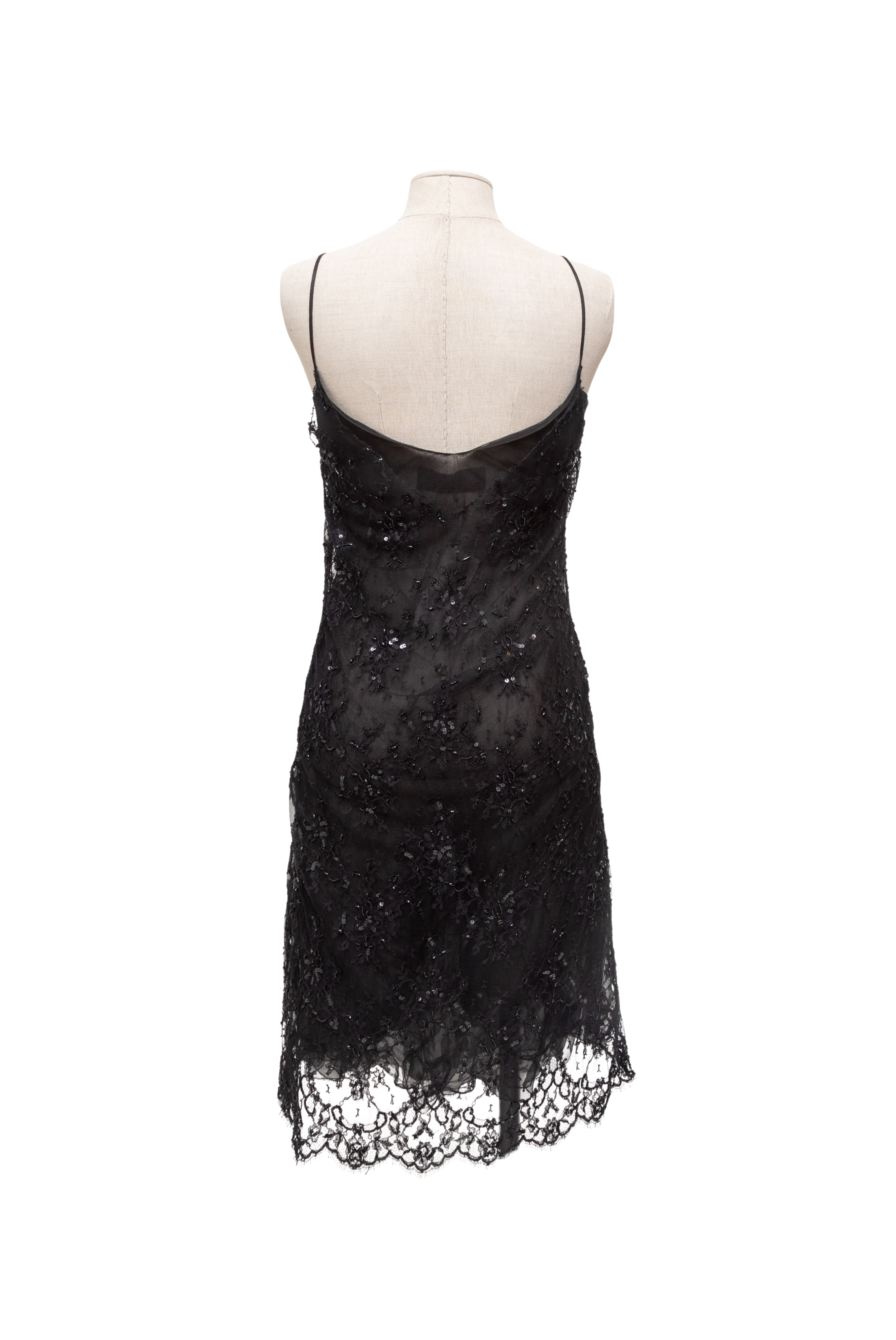 Marc Le Bihan Robe Combi Perlee Courte Noir