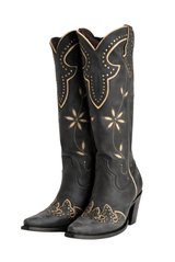 Marma Club Cowboy Boot Black