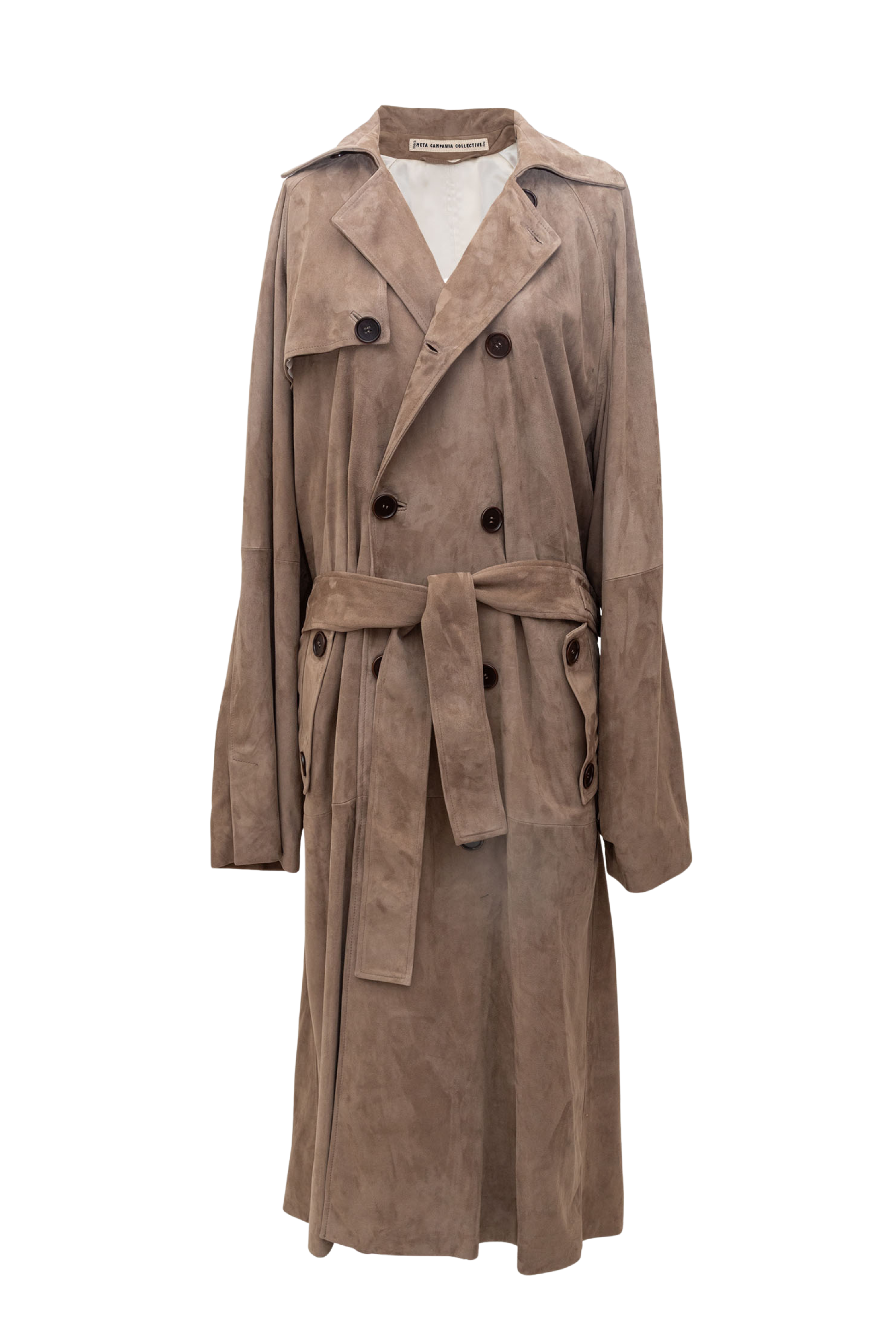 Meta Campania Jasper Trench Coat Brown