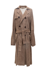 Meta Campania Jasper Trench Coat Brown