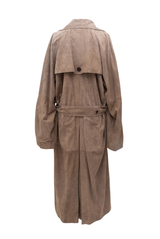 Meta Campania Jasper Trench Coat Brown