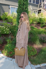 Meta Campania Jasper Trench Coat Brown