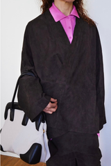 Meta Campania Lorna Kimono Jacket Chocolate Brown 