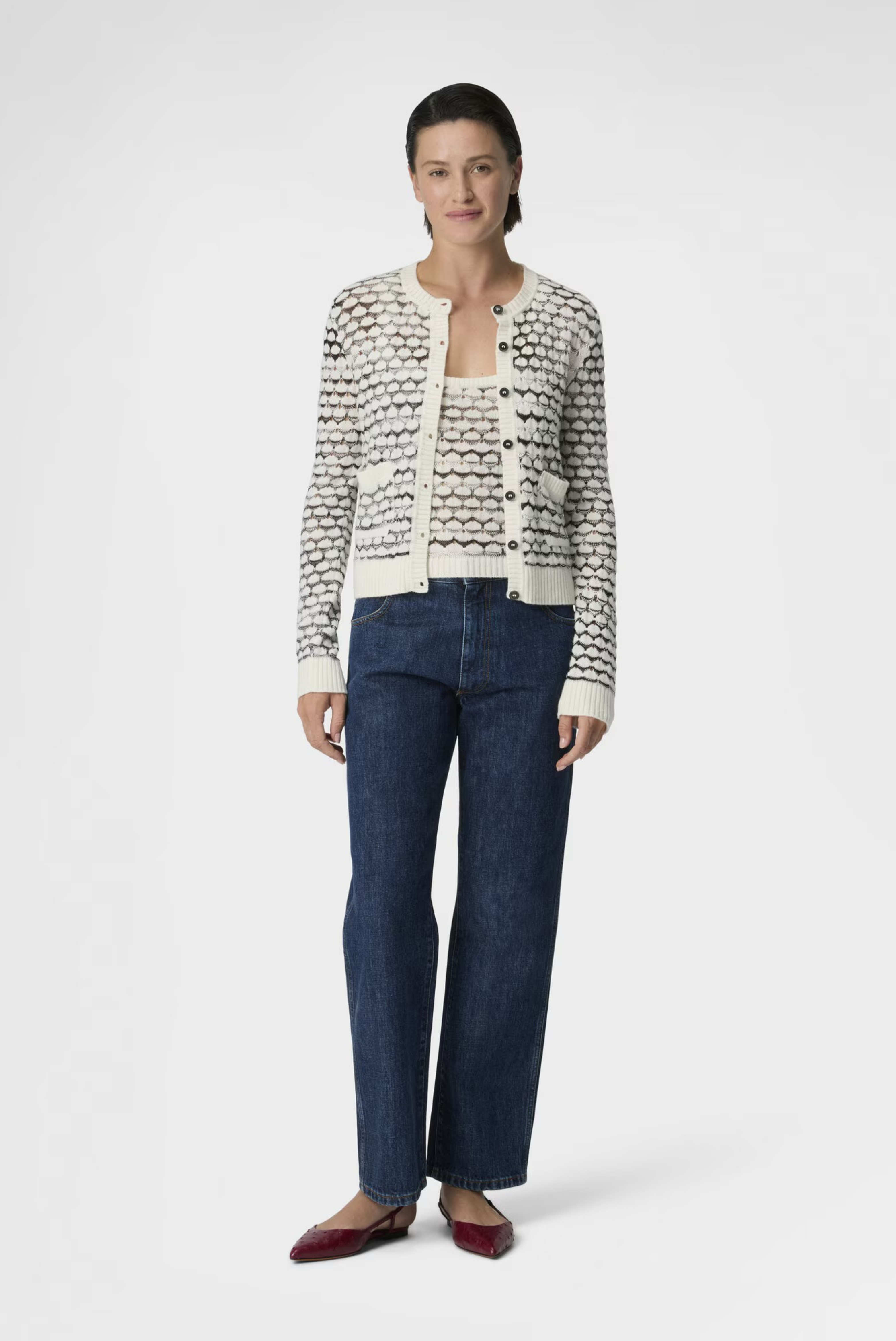 Missoni Buttoned Cardigan White Base