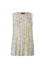 Missoni Sleeveless Top light with orange and green tones